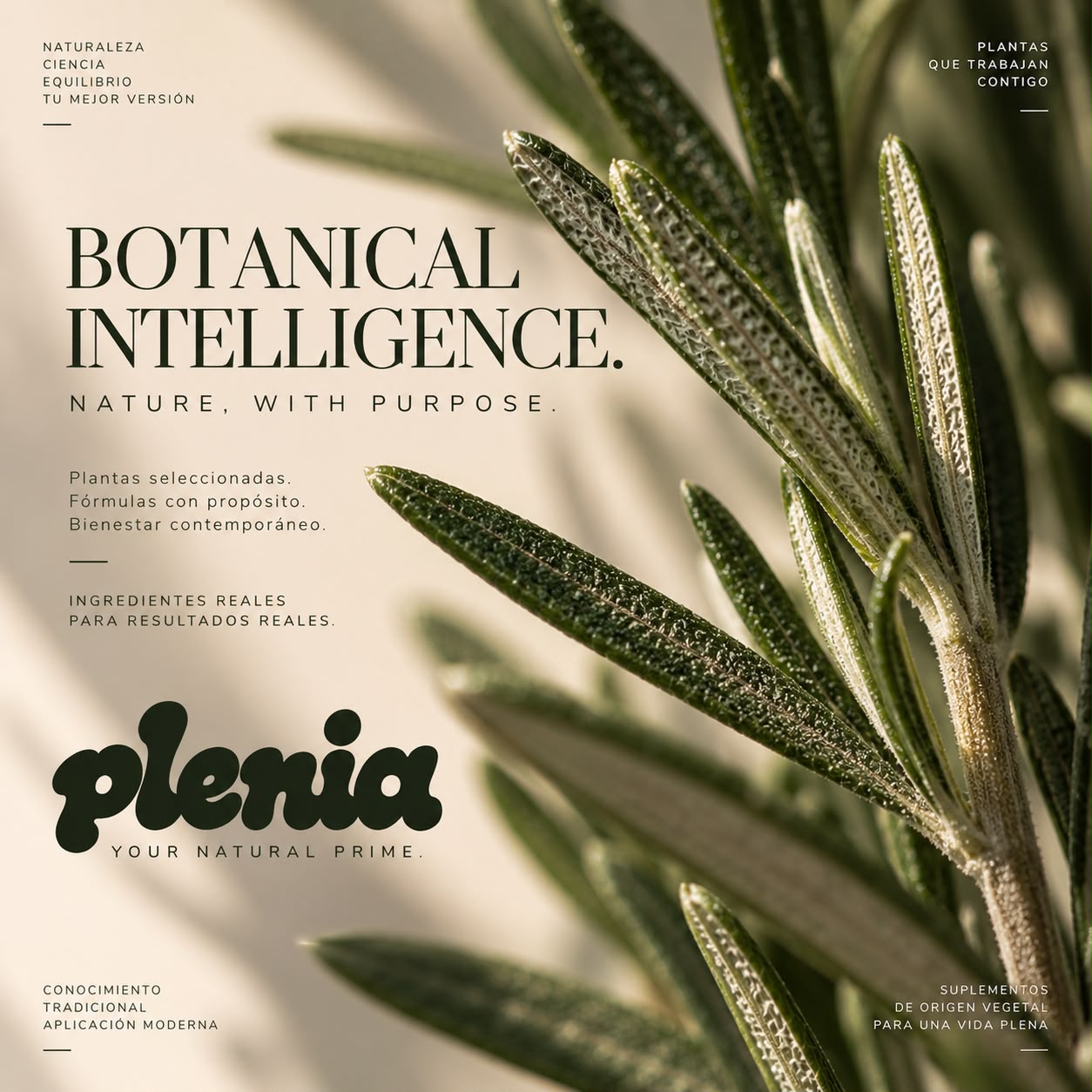 Plenia inteligencia botánica